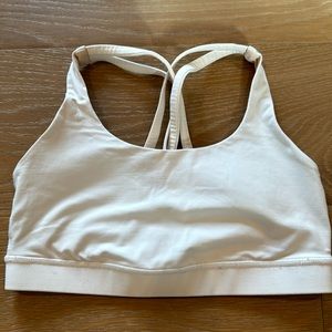 Lululemon energy bra - white size 6